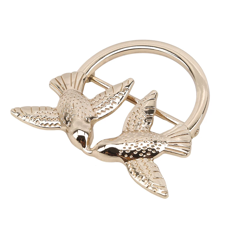 Аксессуары для багажа декоративная пряжка с изображением двух птиц