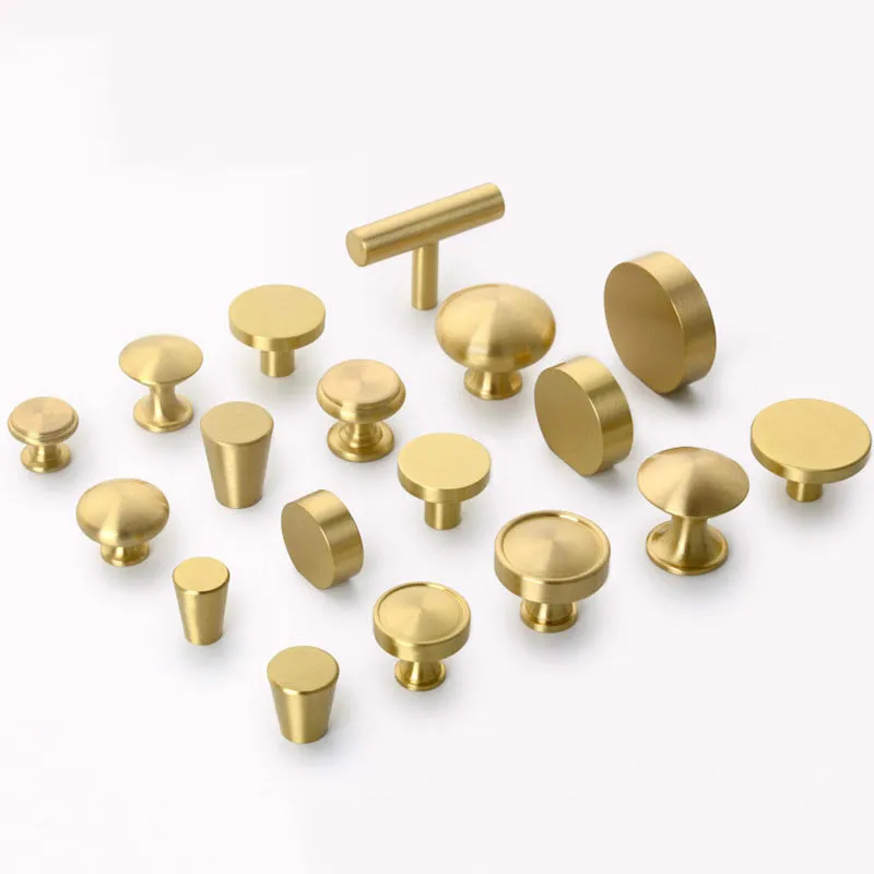 JD латунные мебельные ручки медные шкафа шкаф комод для ящика кухонный в