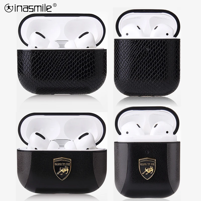 Милый подарок! Кожаный чехол для Airpods 2 Pro аксессуары correa airpods Apple Pro3 Air pods