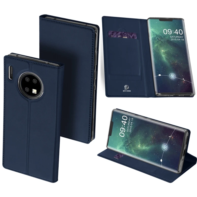 Чехол Dux Ducis из искусственной кожи для Huawei Mate 30/ Pro тонкий роскошный флип чехол с