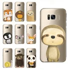 Чехол для телефона зебра тигр панда мышь лиса еж белка коала медведь Лев для Samsung Note 20 10 S10 S9 S20 FE S21 Ultra Plus