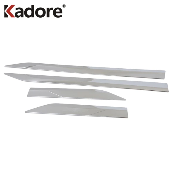 ABS Chrome 1 Для Toyota RAV4 RAV 4 хромированная Боковая дверь корпус молдинг линия крышка отделка протектор украшения внешние аксессуары - Цвет: ABS Chrome 1