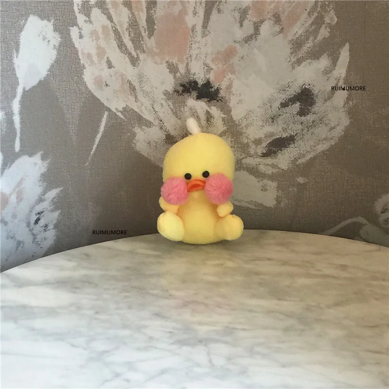 Прибл. 6 см Плюшевая плюшевая утка брелок игрушка кулон кукла детский подарок |