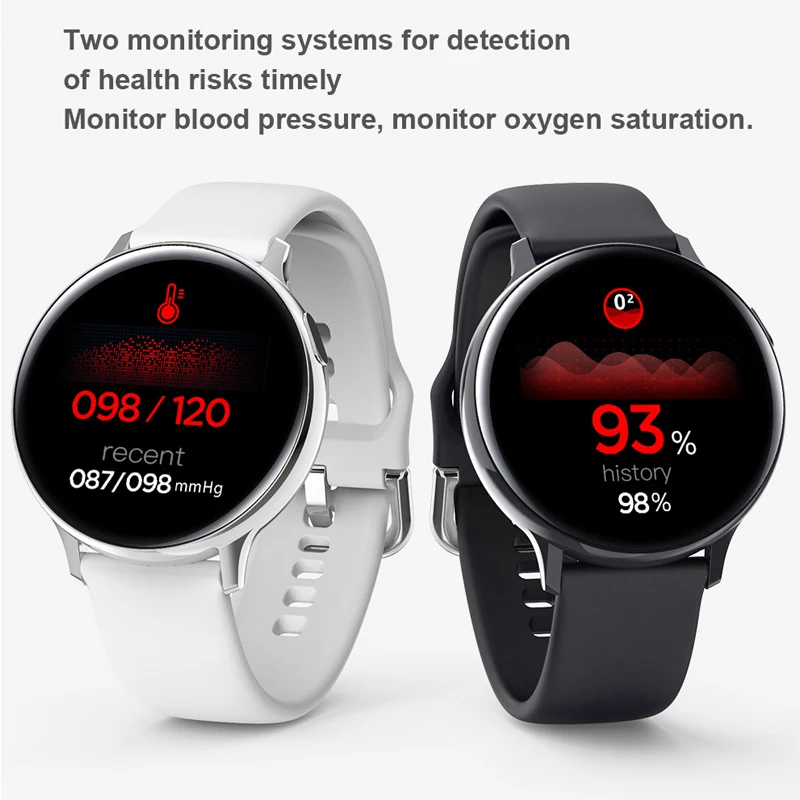 

NEW S20 ECG Smart Watch Men Women Bluetooth round waterproof Full Touch Screen IP68 Waterproof Heart Rate Monitor Blood Pressure