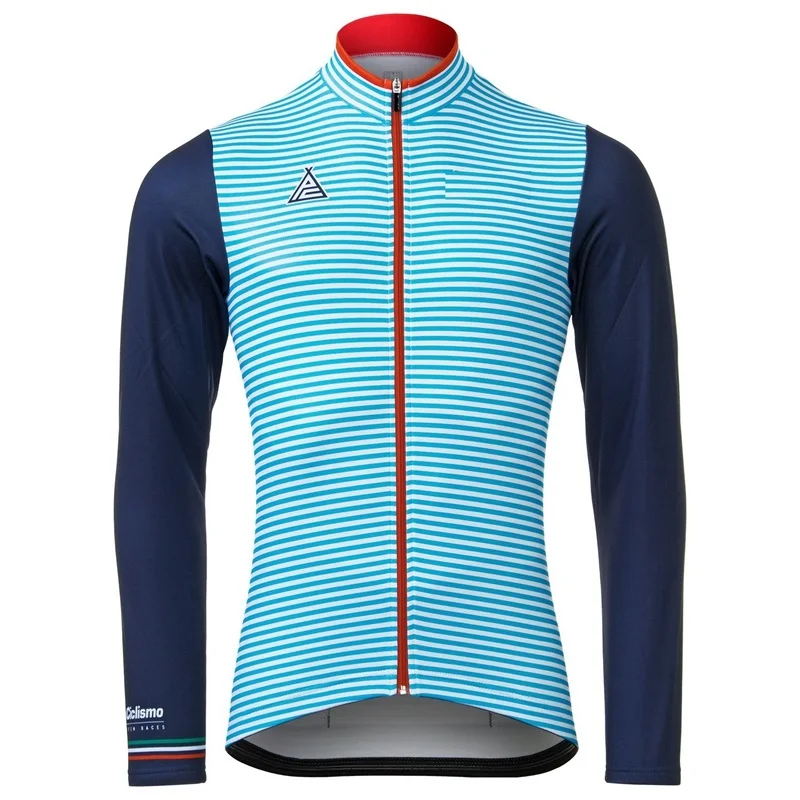 Футболка мужская с длинным рукавом Классическая веломайка в стиле ретро