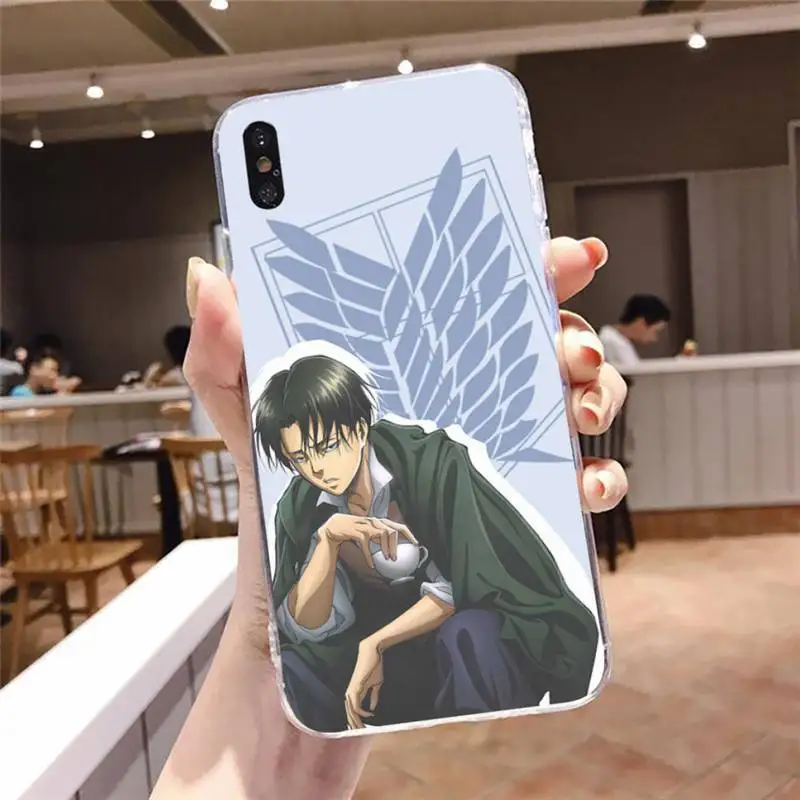 

Attack On Titan Japan Anime Phone Case Transparent Case For Iphone 6 6s 7 8 Plus XR X XS XSmax 11 12 Pro Mini Max