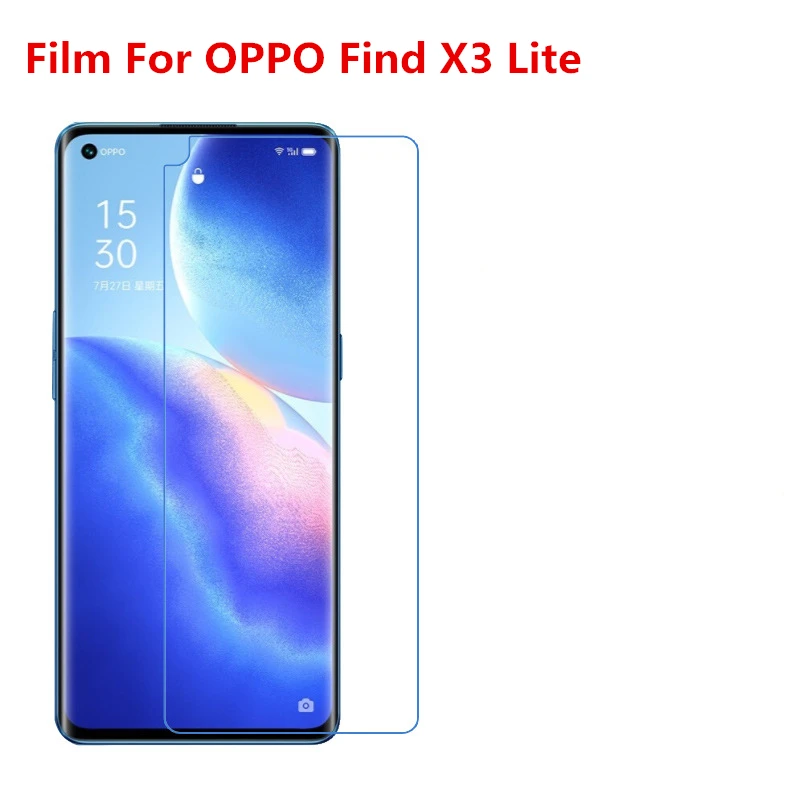 

1/2/5/10 шт. ультратонкая прозрачная защитная пленка для ЖК-экрана HD с тканевой пленкой для очистки для OPPO Find X3 Lite/Reno5K 5G.