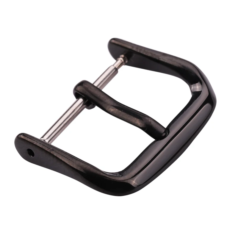 Stainless Steel Watch Buckle 16mm 18mm 20mm 22mm Metal Silver Gold Black Watchbands Strap Clasp Watch Accessory