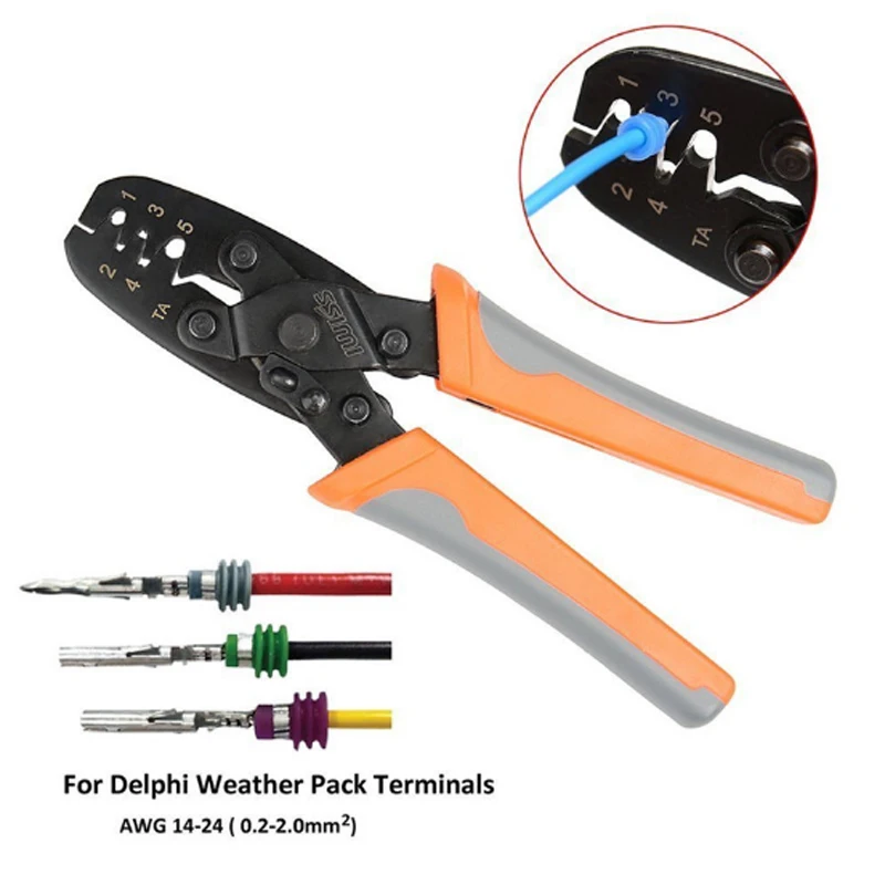 IWS 1424B Погодный инструмент для обжима Delphi Packard метеорологические терминалы или