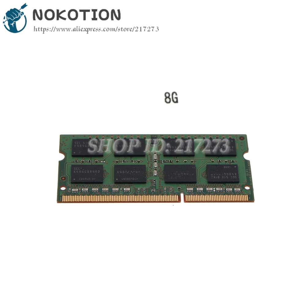 

NOKOTION For PC DDR3 RAM With 1.5V PC3 8GB Memory