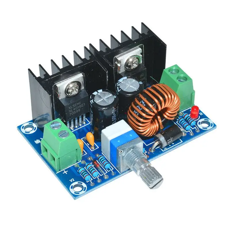Акция! DC Напряжение регулятор XH M401 XL4016E1 с высоким уровнем Мощность понижающий