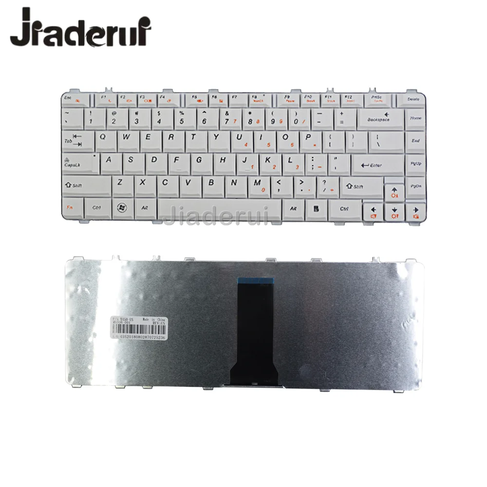 

Оригинальная новая клавиатура для ноутбука Lenovo Y450 Y460 Y550 Y460P Y560 y460C V460 B460E, белая