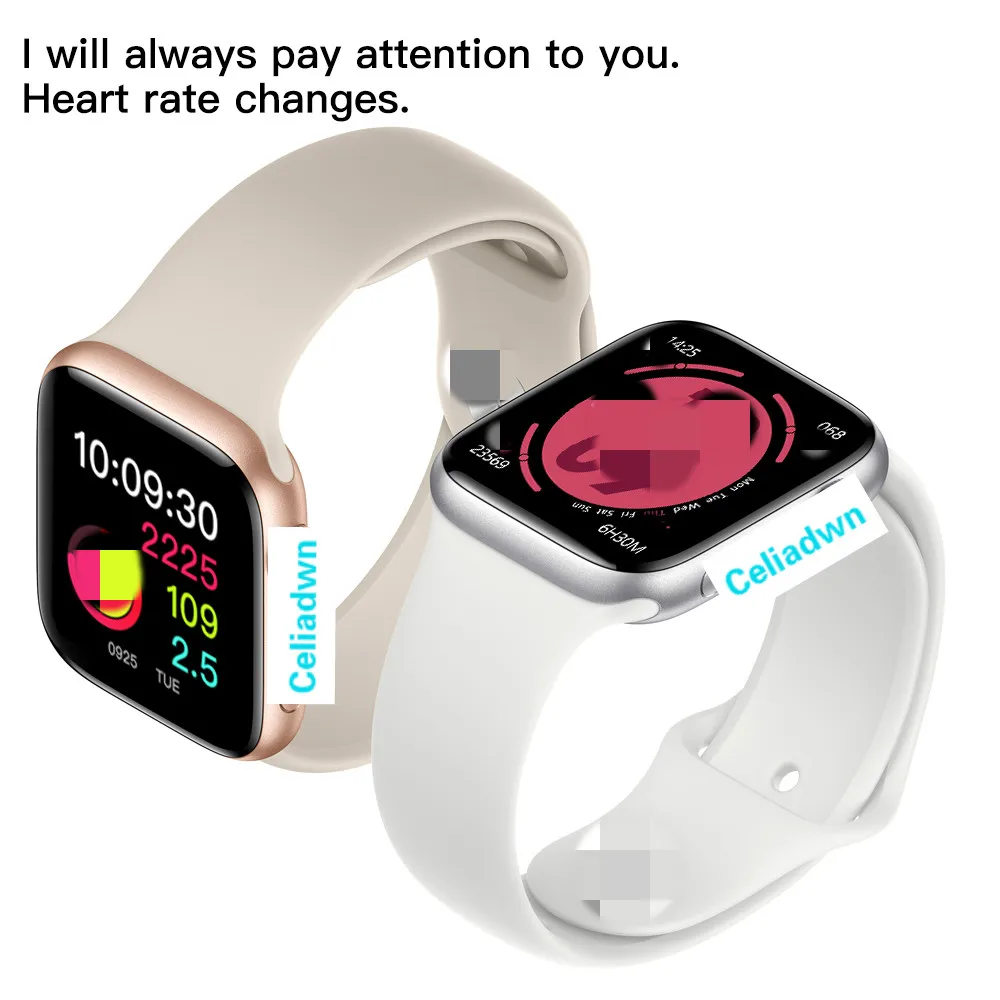 Смарт-часы серии 5 IWO 12 40 мм Bluetooth SIRI SmartWatch для iPhone Android phone монитор сердечного ритма