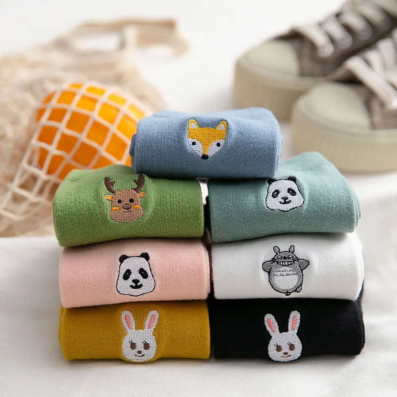 Новинка весна-осень повседневные женские носки в Корейском стиле хлопковые