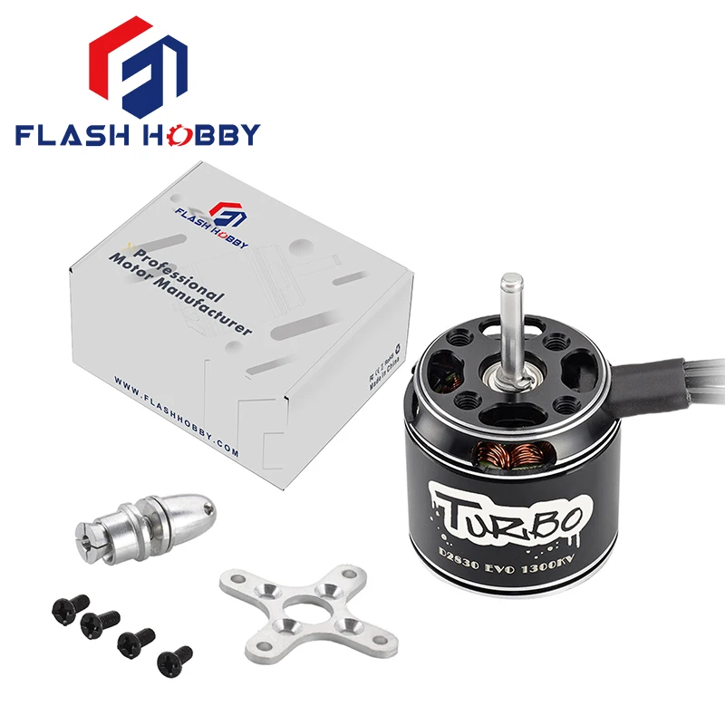 Радиоуправляемый бесщеточный двигатель FLASHHOBBY D2830EVO 2830 750KV 850KV 1000KV 1300KV для