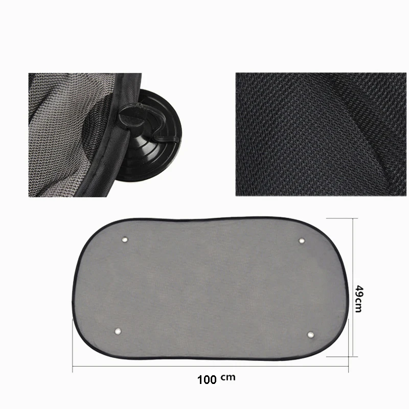 Автомобильный солнцезащитный козырек для заднего стекла "Car Window Sunshade Cover Block For Kids Auto Rear Sun Shade Cling Sunshades Visor Shield Screen on".