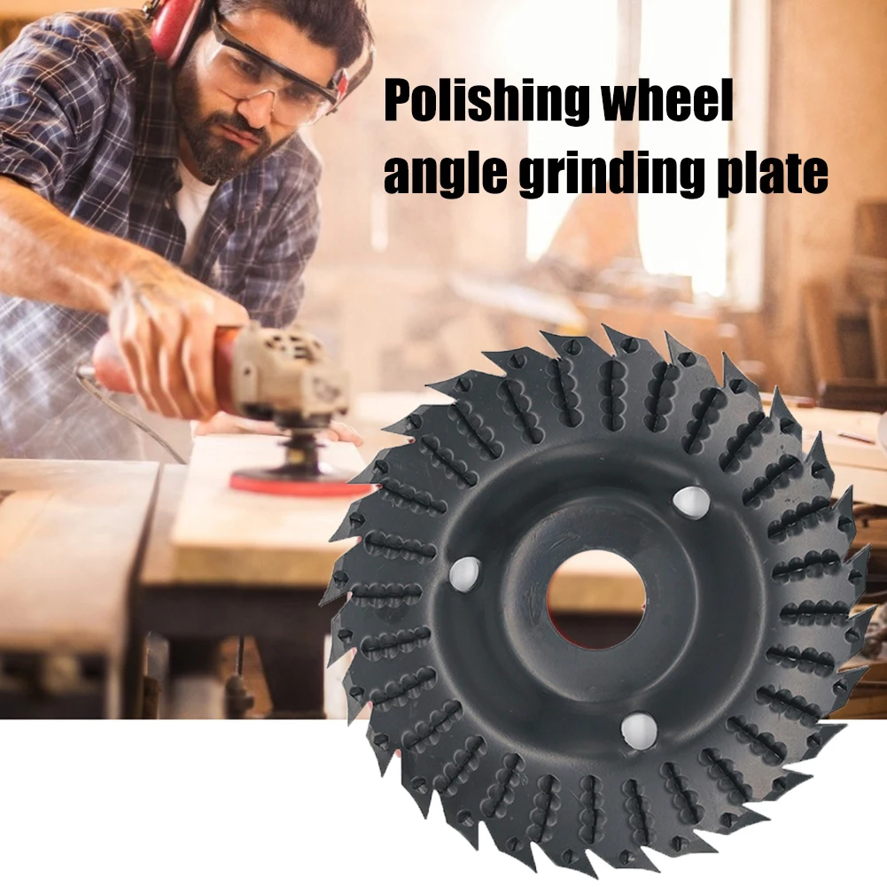 

Angle Grinder Grinding Wheel 5/8 inch Arbor Wood Polishing Shaping Wheel with Teeth Polishing Wheel Angle Grinder Wheel