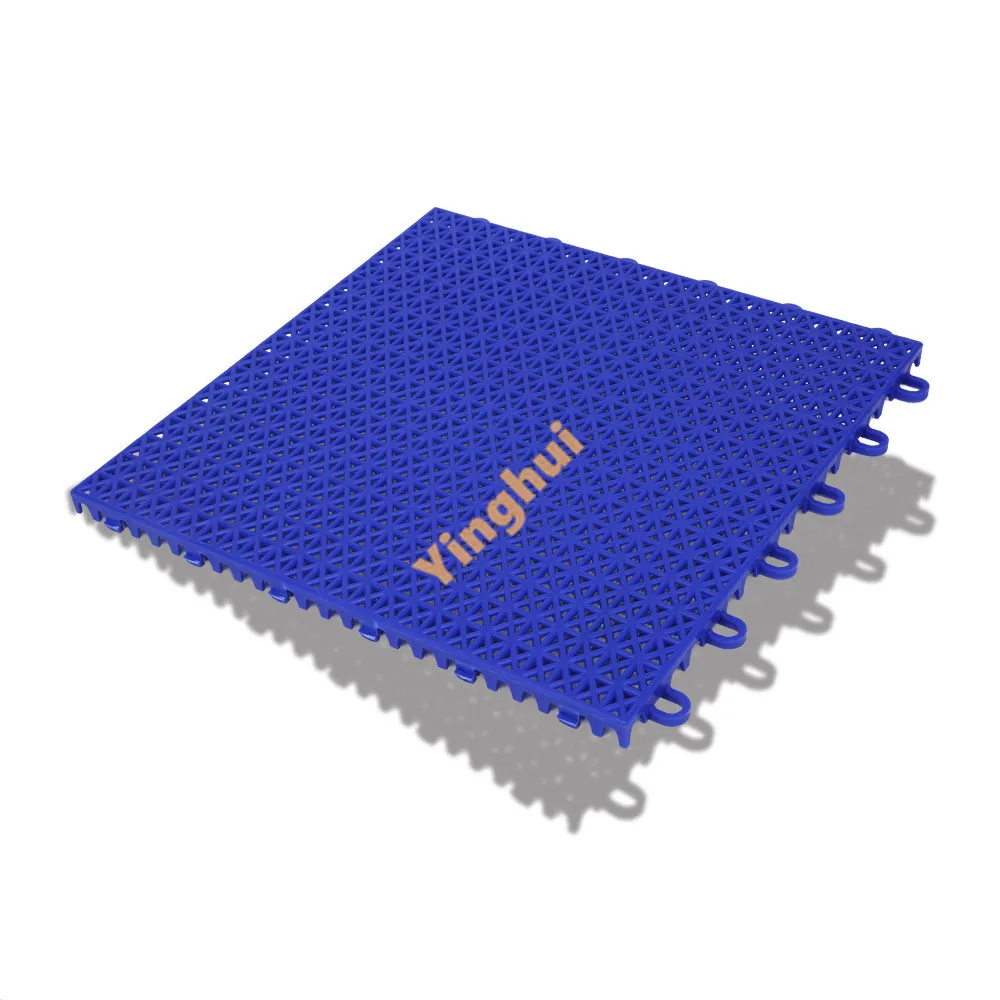 Полипропиленовый спортивный пол для семейного двора баскетбольной площадки