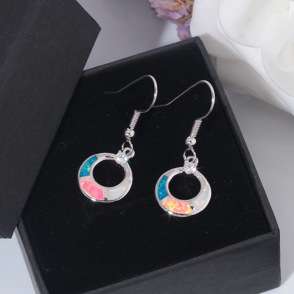 Комплект женских ювелирных изделий CiNily ювелирные украшения с белым голубым