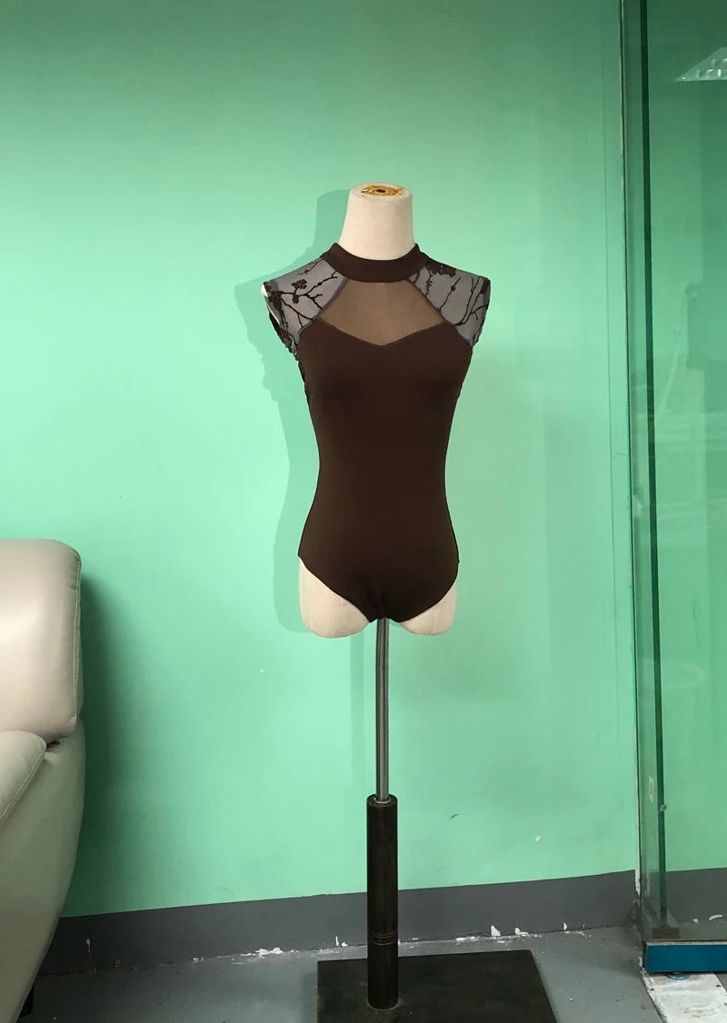 Балетное трико для взрослых 2021 черная Удобная танцевальная одежда тренировок