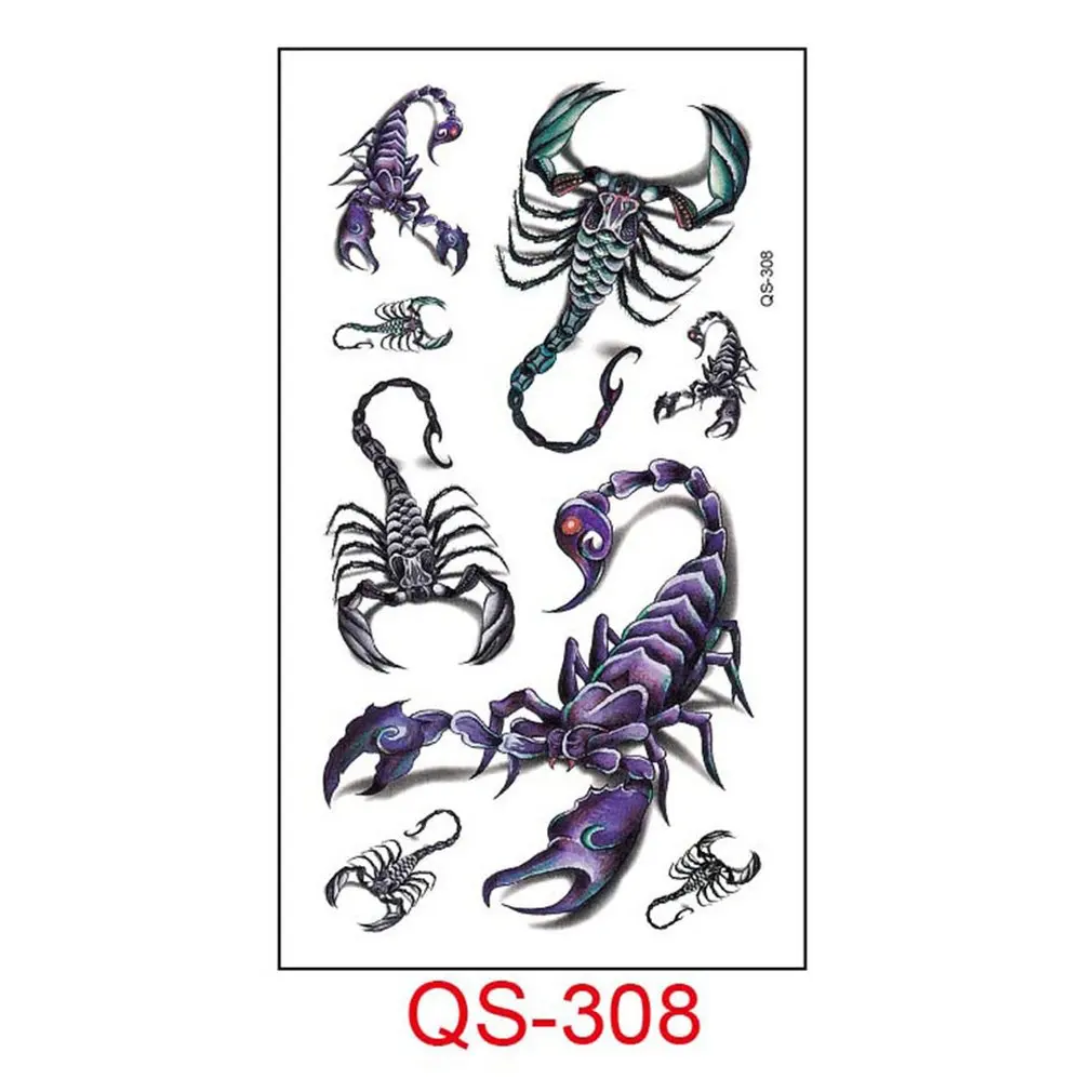 Наклейка для тату с английской кошкой пентаграммой бриллиантом Harajuku