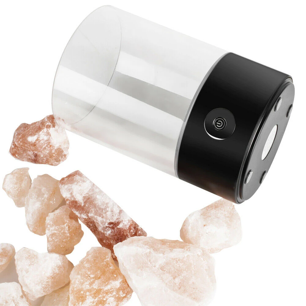 Креативный гималайский кристалл соляная лампа usb Красочный светодиодный