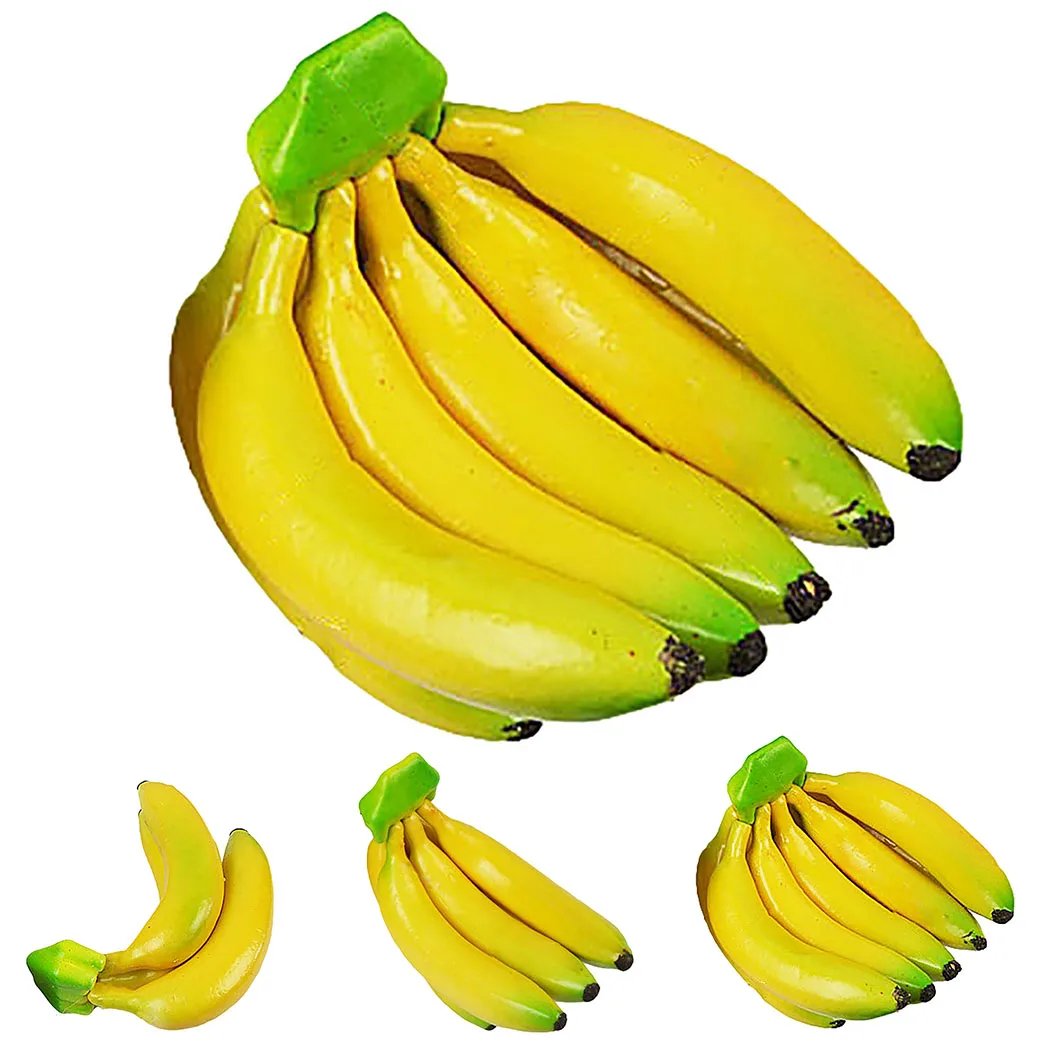 

Искусственный банан Реалистичные Пены искусственное фруктовое поддельные фрукты Подставки для фотографий украшения дома, прямые поставки