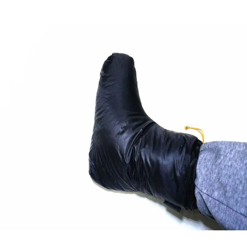 FLAME'S CREED Sleeping Bag Accessories White Goose Down Slippers Outdoor Camping Down Socks Warm Water Resistant Unisex
