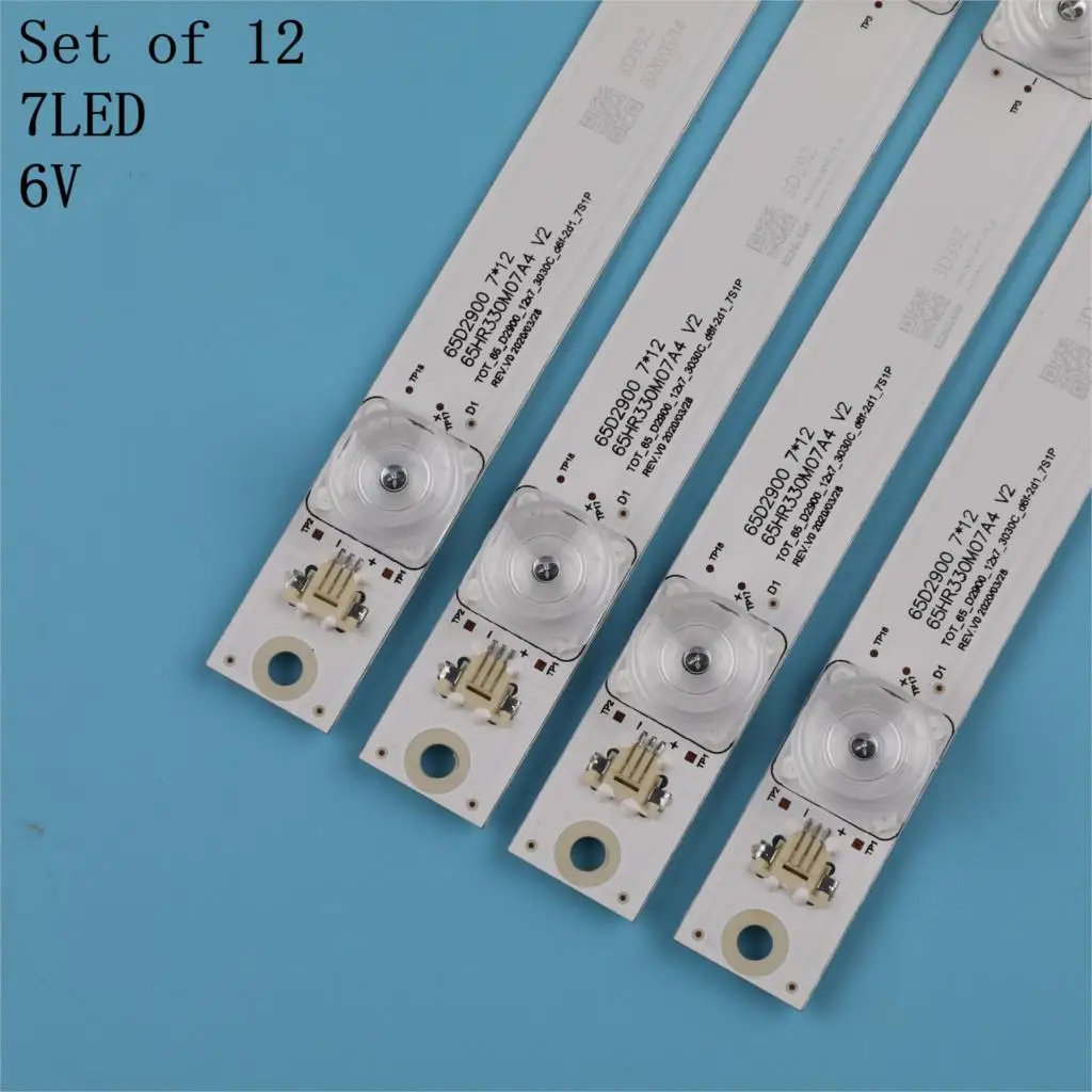 Светодиодный подсветка полосы 7 лампы для TCL 65A730U TOT 65D2900 12X7 3030 4C LB6507 YH04J|Подвесные