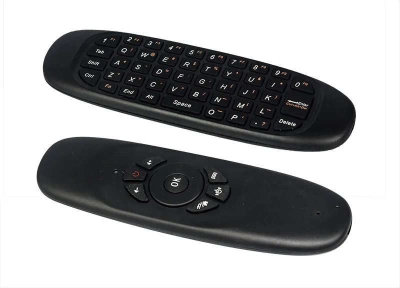 C120 2,4 ГГц Беспроводная Fly Air mouse Русский Английский C120 перезаряжаемая клавиатура гироскоп пульт дистанционного управления для android tv BOX