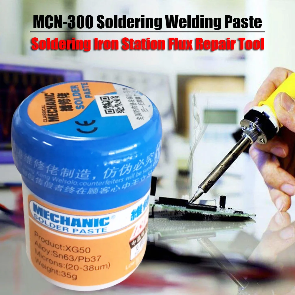 Soldering Paste Flux XG80 XG50 XG30 Solder Tin Sn63Pb67 For Hakko 936 TS100 Iron Circuit Board SMT SMD Repair Method | Инструменты