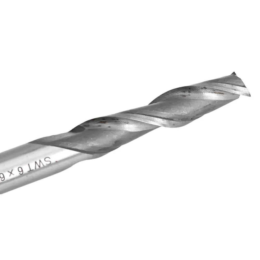 Горячая удлиненная алюминиевая Фреза HSS с 2 фрезами 6 мм расширенная фреза ЧПУ |