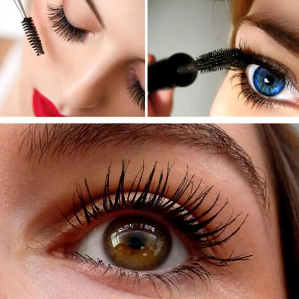 

4d Silk Fiber Lash Mascara Waterproof Curling Rimel Extension Black Mascara Lengthening Eyelashes Thick For Eyelash J9V0