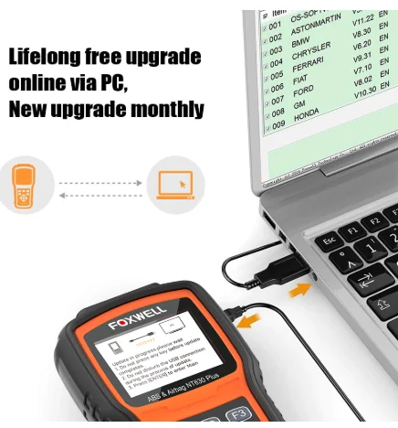 Автомобильный сканер Foxwell NT630 Plus OBD2 инструмент для диагностики автомобиля