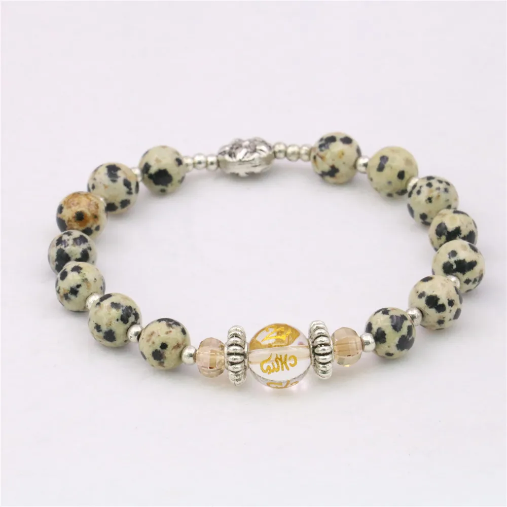 Натуральный Камень Круглый бисер браслет из бисера Йога ювелирные изделия