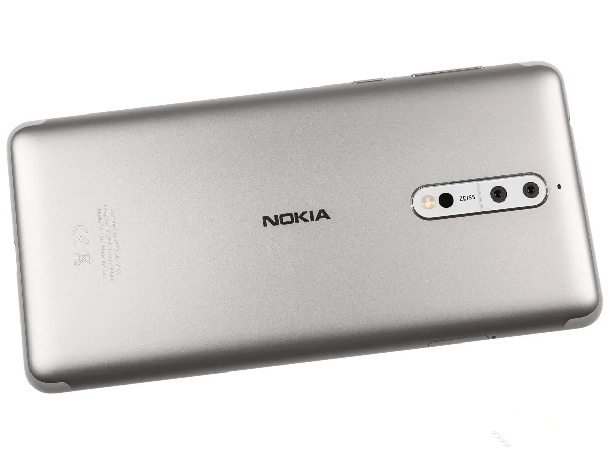 Nokia 8, разблокированный мобильный телефон 5,3 '', Восьмиядерный, 4 Гб ОЗУ, 64 Гб ПЗУ, двойная задняя камера 13 МП, LTE, отпечаток пальца, мобильный телефон Android