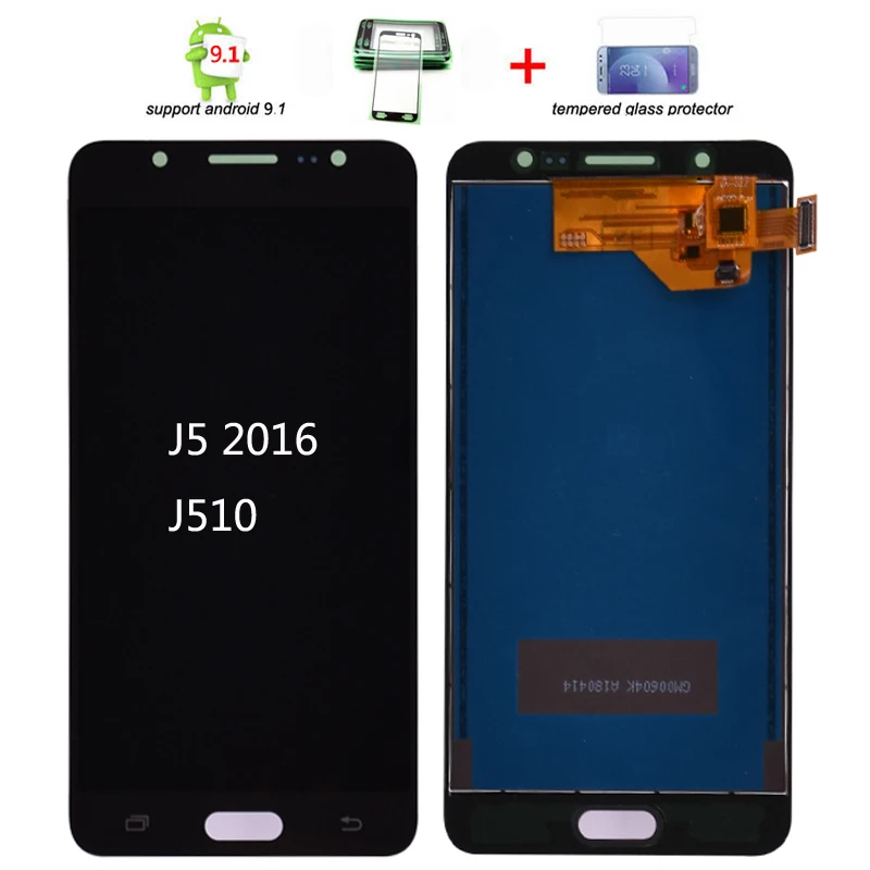 

ЖК-дисплей с сенсорным экраном и дигитайзером в сборе для Samsung Galaxy J5 2016 SM-J510F J510FN J510M J510Y J510G J510, бесплатная доставка