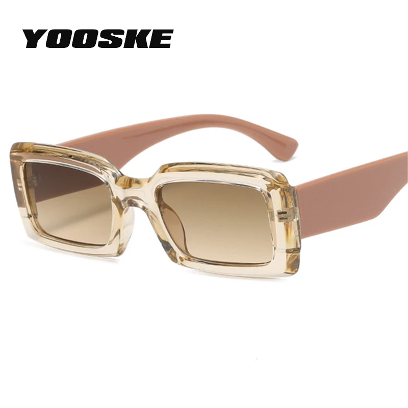 

Женские/мужские прямоугольные солнцезащитные очки YOOSKE в пластиковой оправе, цвет в ассортименте