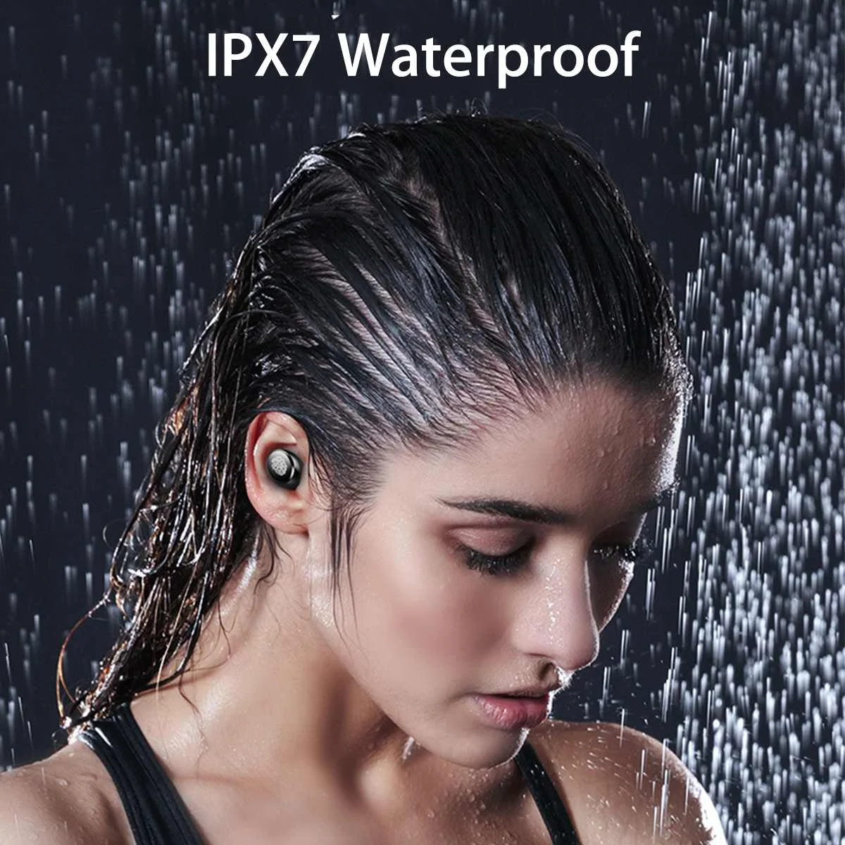 Беспроводные bluetooth 5,0 наушники светодиодный дисплей 8D стерео IPX7 водонепроницаемая Спортивная гарнитура наушники гарнитура с 4000 мАч power Bank