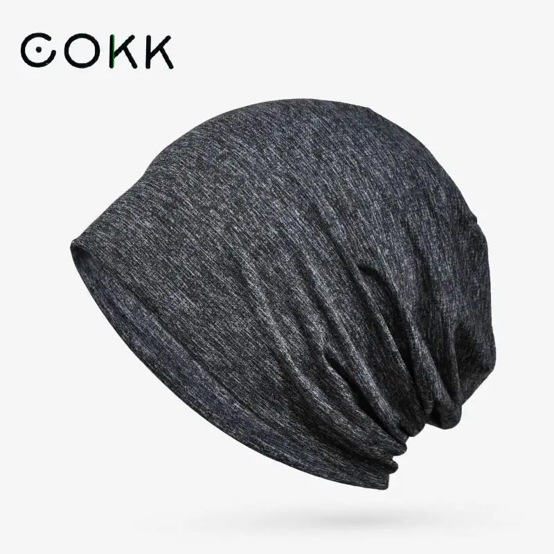 COKK Sports Beanie Summer Hats For Women Men Unisex Outdoor Bonnet Quick-dry Skull Cap Running Breathable Headwrap Gorro New