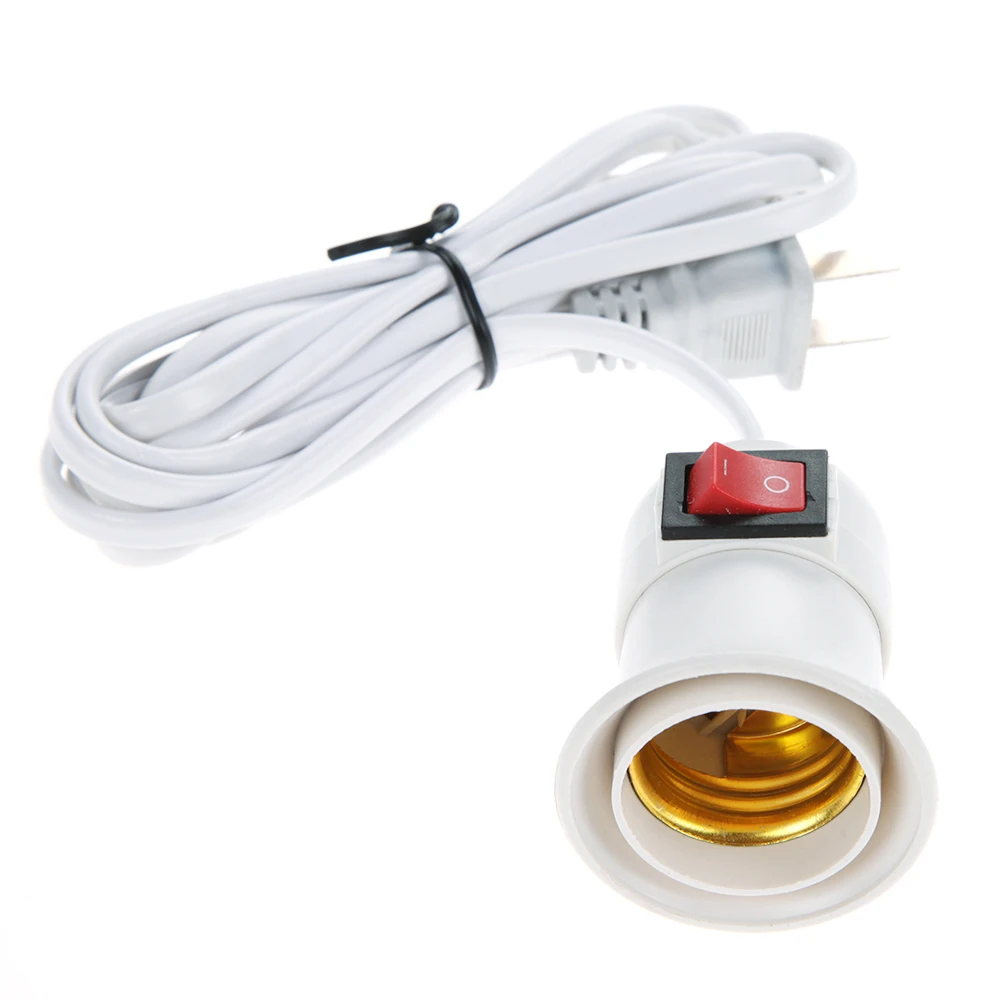 

1 piece of E27 lamp holder with switch bulb durable cable plug 230CM universal lamp holder bulb adapter modern home decoration
