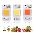 COB светодиодный светильник для выращивания, чип, полный спектр, AC220V, 20 Вт, 30 Вт, 50 Вт, для помещений, фитолампа для рассада растений, цветок, гидропоники, тент, светильник