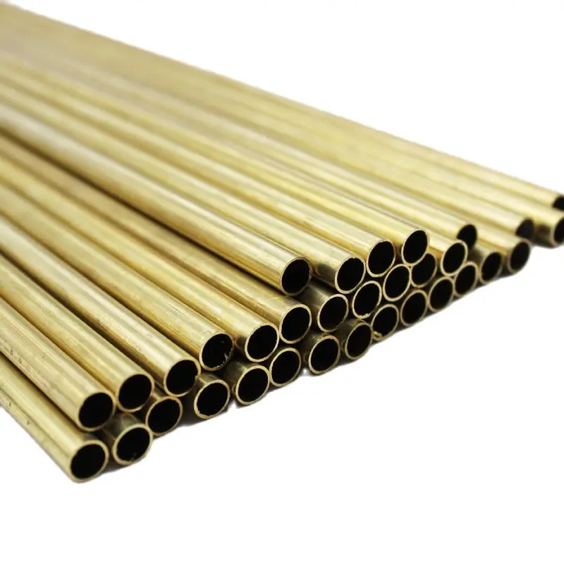 

5pcs Brass Tube Pipe Model Tubing Round,Outer-Diameter Inner-Diameter Length
