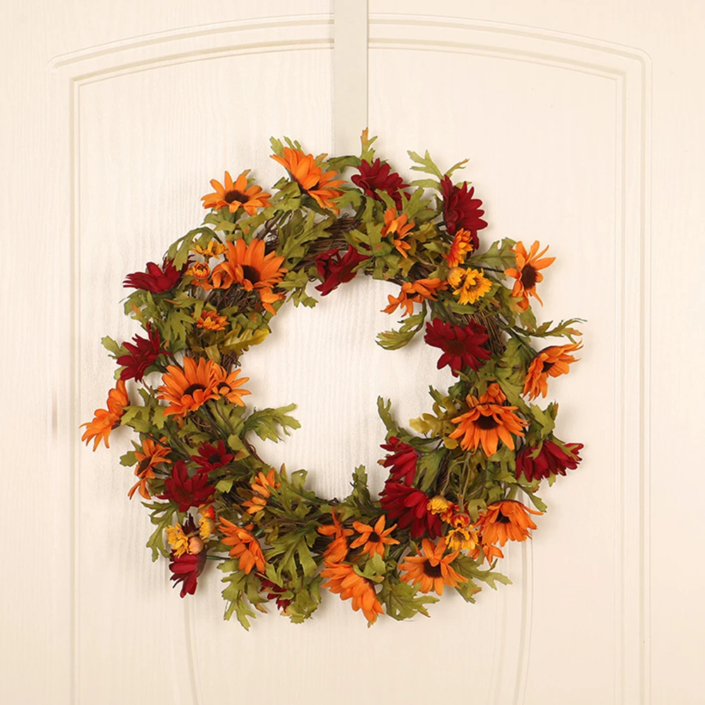 

Garland Artificial Chrysanthemum Garland Autumn Front Door Garland Garden Christmas Home Wedding Decoration Holiday Ornaments