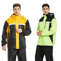 split raincoat rain pants adult thickened riding male electric car motorcycle double layer female