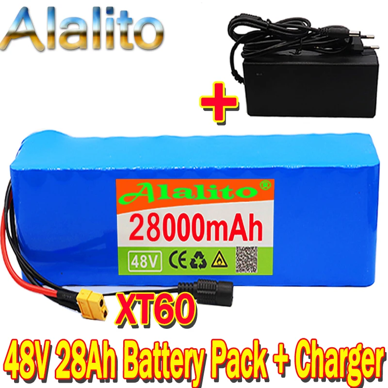 48V батарея 13s3p 28Ah батарейный блок 1000W высокая мощность батареи фара для