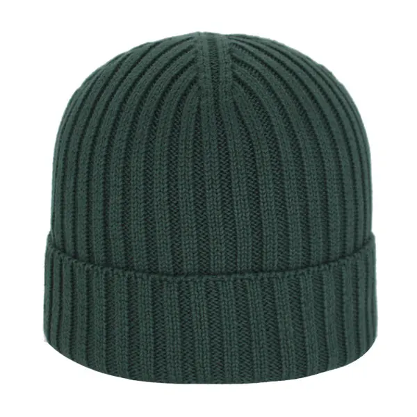 Skullies Beanies мужские зимние шапки для мужчин вязаная шапка женская зимняя шапка мужская однотонная Gorro Bonnet Homme Хлопковая мужская шапка - Цвет: green