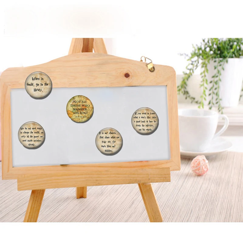 Не все те кто бродит 30 мм магнит на холодильник J.R.R.Tolkien цитата стеклянный купол