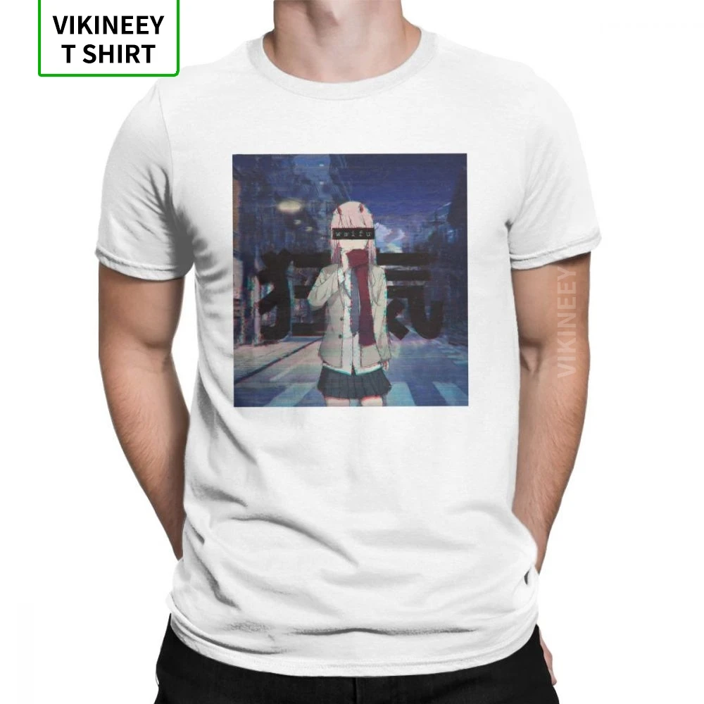 Дорогой в Фране футболка Zero Two Аниме Манга 02 Kawaii Новинка мужские топы с коротким