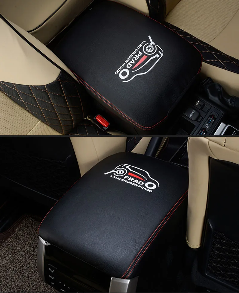 PVC Armrest Storage Box Cover Glove For Prado 2010-2020 | Автомобили и мотоциклы
